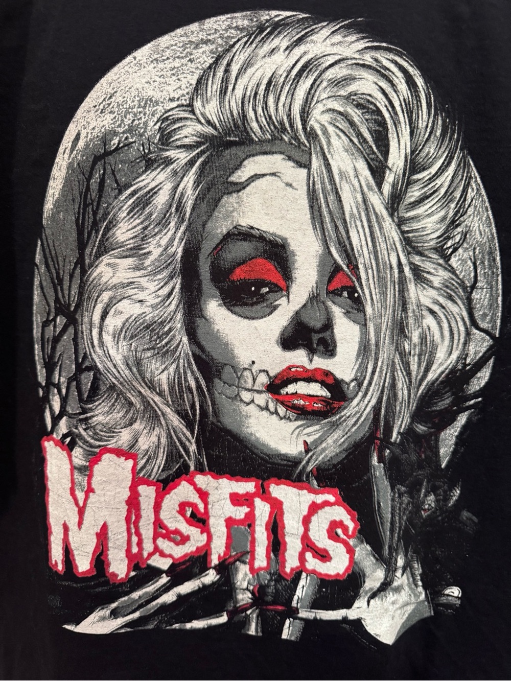 Misfits Band Marylin Skull Tshirt Sz XL